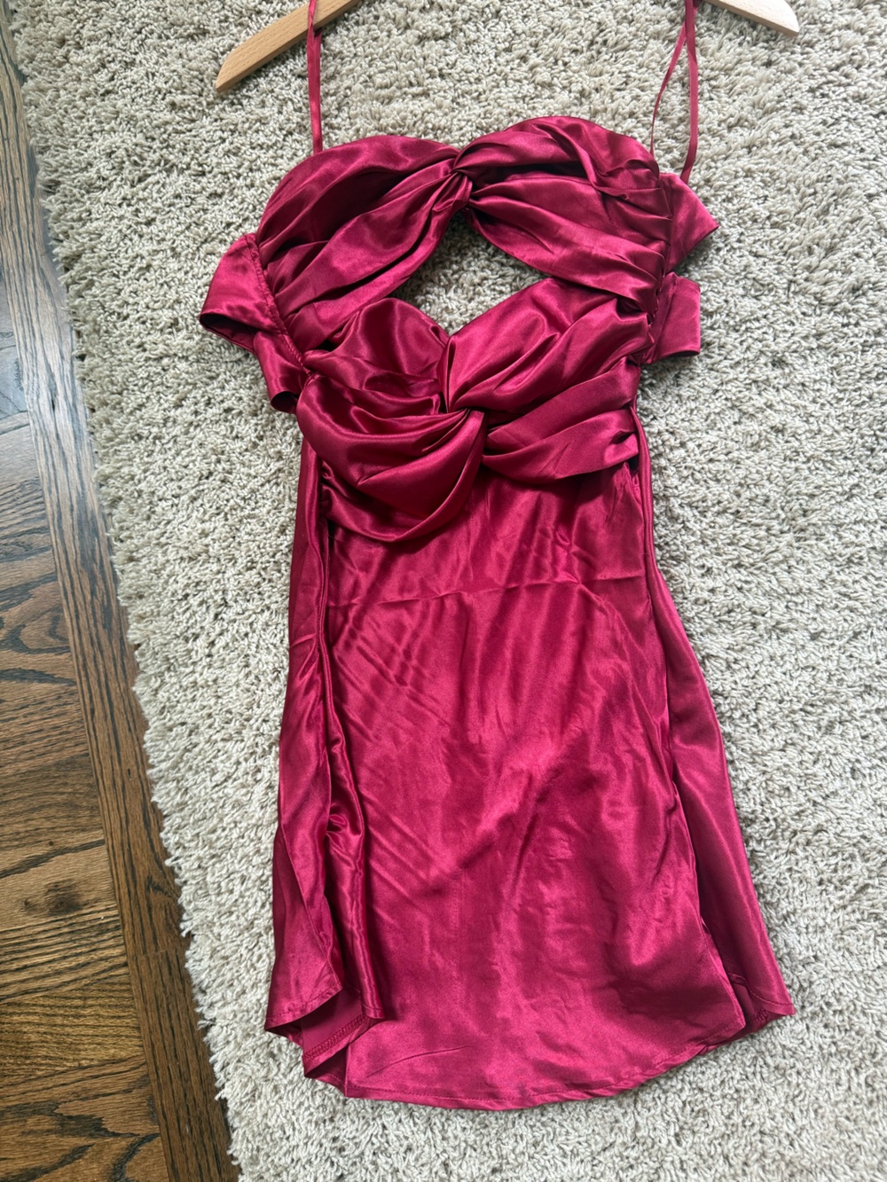 Satin mini dress